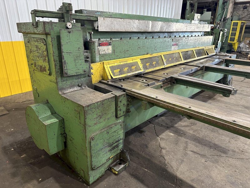 12' X 1/2" WYSONG MODEL #1250 MECHANICAL POWER SQUARING SHEAR: STOCK #19618