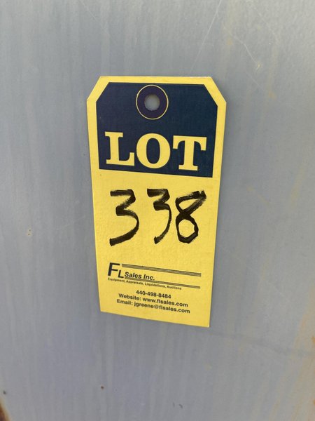 DIngs model 134850 36" x 72" centers cross belt electric magnetic belt conveyor with drive and controls s/n 170210 product 44a spl cbsc, 175 volt dc, 6483 watts with DIngs model 8k5d4811-4sp rectifier 480 volt, 9 amp, 6500 watts, s/n 134977