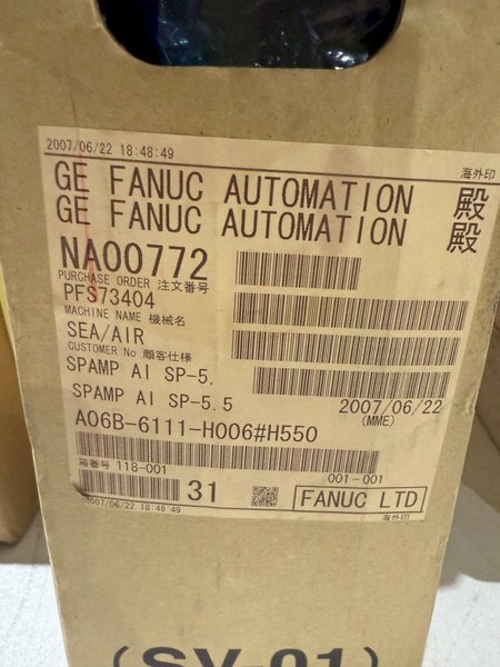 FANUC A06B-6111-H006#H550 SERVO AMPLIFIER NEW IN BOX