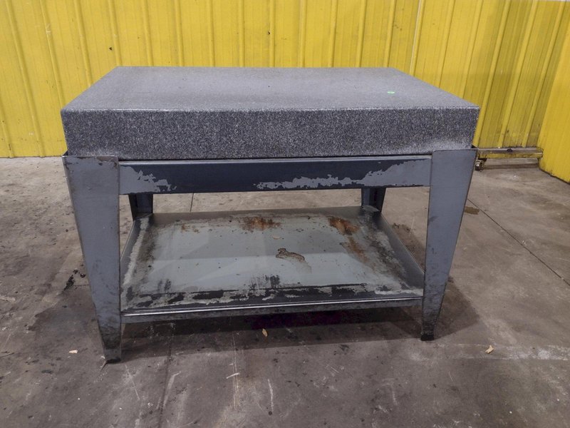 48" X 30" X 6" BLACK PLATCO GRANITE SURFACE PLATE TABLE : YOBRO 25960
