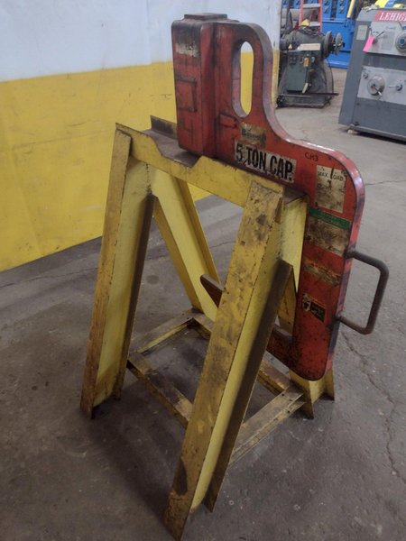 10,000 LB 5 TON X 20&quot; BUSHMAN MODEL #610 C-HOOK COIL LIFTER: STOCK #15858