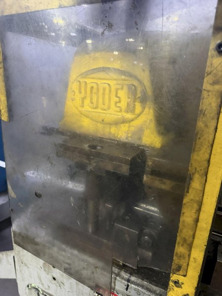25 TON YODER MODEL #P-25 OPEN THROAT CUTOFF PRESS: YOBRO #25225