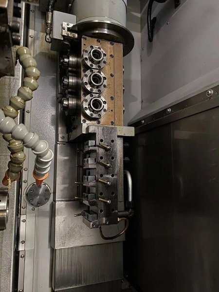Ganesh Cyclone 52 BY2 9-Axis CNC Lathe, 2016 – 6″ Chuck, Dual Spindle, Live Tooling, Dual Y-Axis