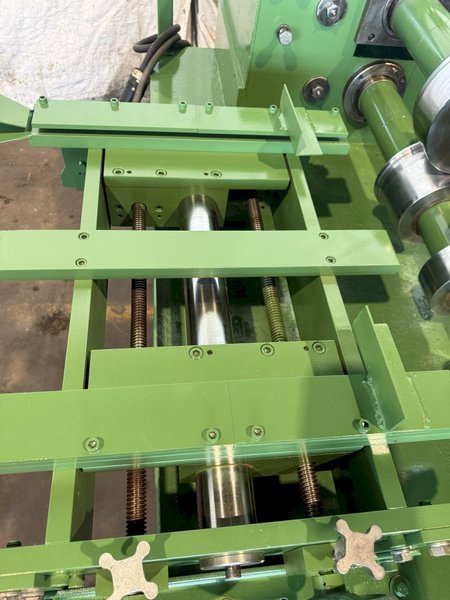 15 STAND  X 3" ARBOR  X 50" PEARSON LOC SEAM ROLL FORMING PANEL MILL. STOCK # 0663325