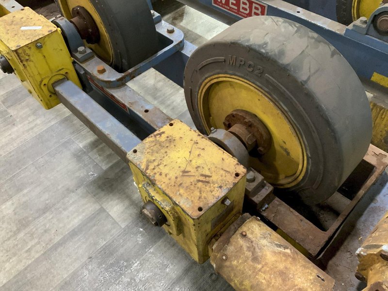 12,000 LB. WEB MODEL S165 TANK TURNING ROLL SET: STOCK #80910
