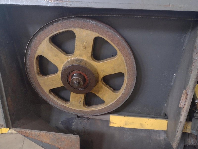 20" X 20" HYD-MECH MODEL #H-20AC AUTOMATIC HORIZONTAL BAND SAW: STOCK #15805