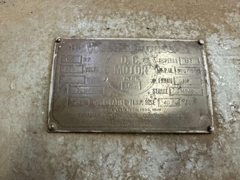 8&quot; X 22&quot; X 20&quot;  BLISS 4-HIGH ROLLING MILL (14537)