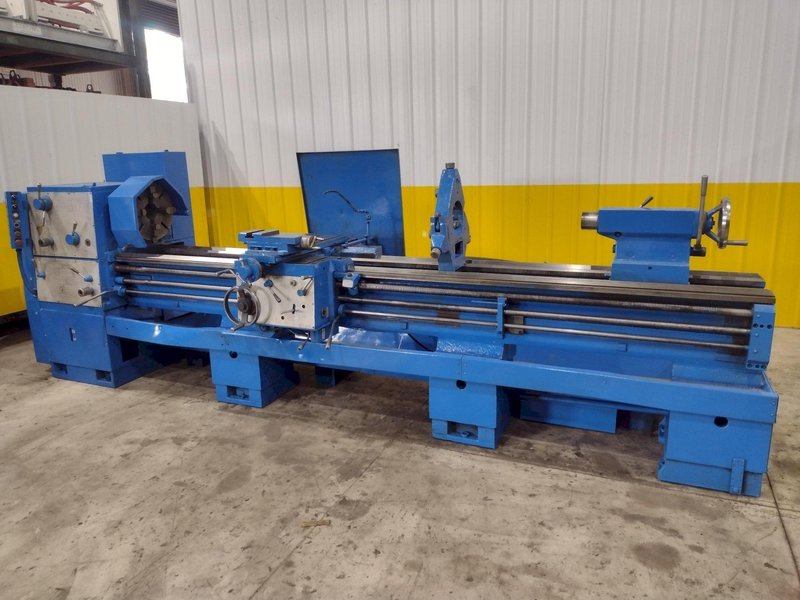 24&quot; X 132&quot; TOOLMEX MODEL #TUR-560 INDUSTRIAL ENGINE LATHE, 3.5&quot; HOLE: STOCK #21266