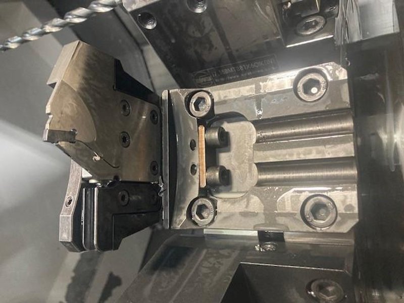 Hwacheon HI-TECH 230BL-YSMC CNC Turning Center, 3500 RPM, Live Tooling, 3-Jaw Chuck, 12 Pos. Turret, Fanuc, Imeca Bar Feeder, New 2021