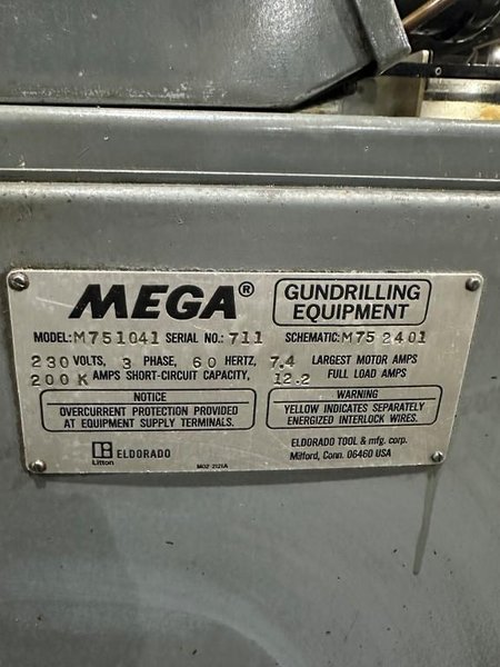 3/4&quot; X 30&quot; Eldorado Mega Model M-75-1041 Precision Deep Hole Gun Drill