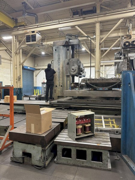 5&quot; SHIBAURA BFT-130PD TABLE TYPE HORIZONTAL BORING MILL. STOCK # 0131225