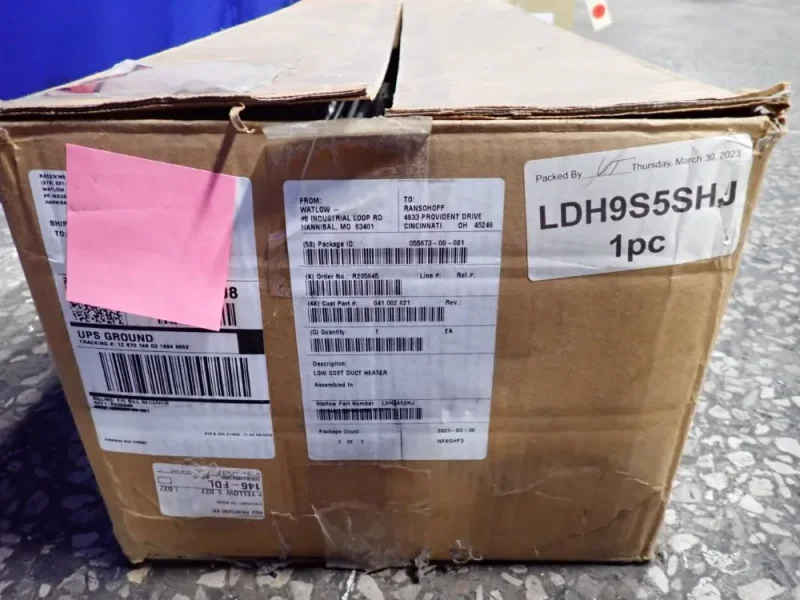 WATLOW IMMERSION HEATER  -  LDH9S5SHJ