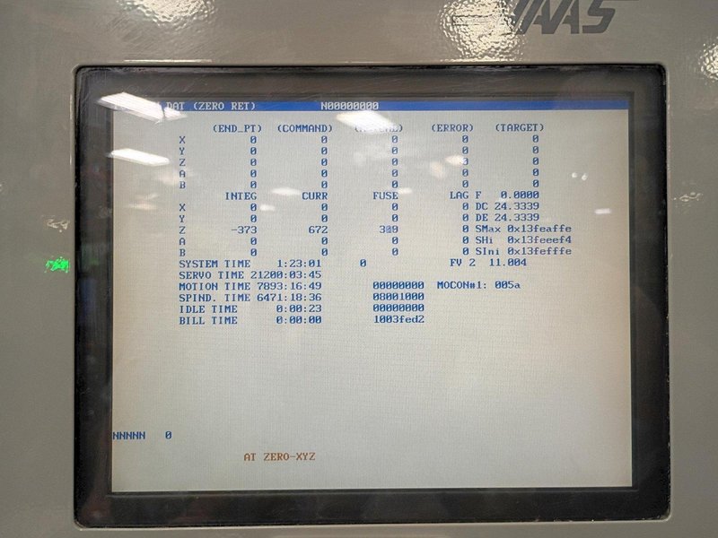 Haas TM-2 CNC Tool Room Mill with Haas 32-Bit CNC Control, 10, ATC, Rigid Tapping and MORE!- Auction Item