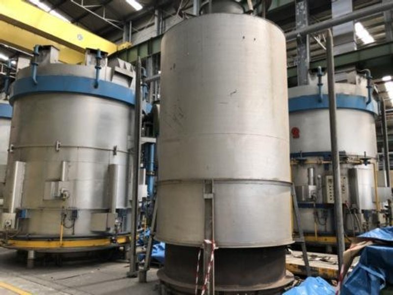 3600MM H x 1900MM W FERRE GAS FIRED BELL ANNEALING FURNACES