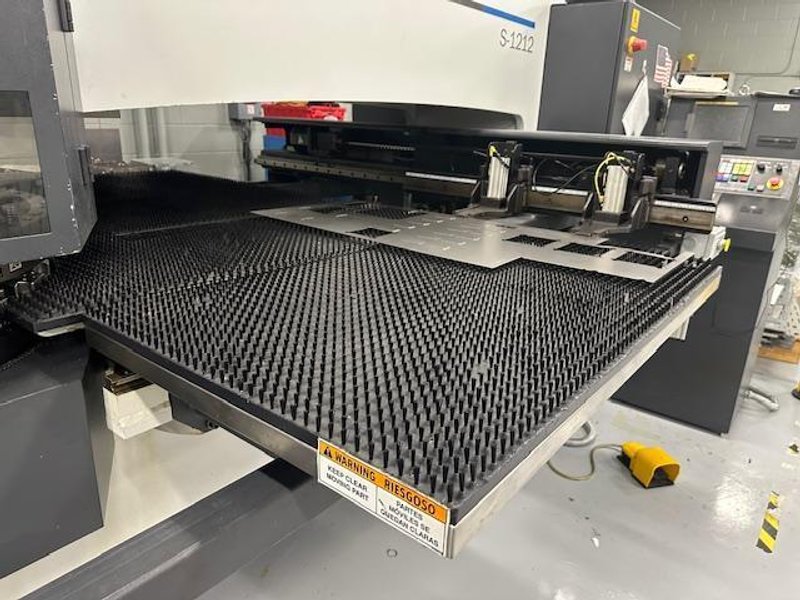 LVD Strippit S-1212 CNC Turret Punch, 20 Tons, 31 Station Turret - Thick, Auto Indexing, Brush Table, Fanuc 180i-P,  (Test Lab), New 2007