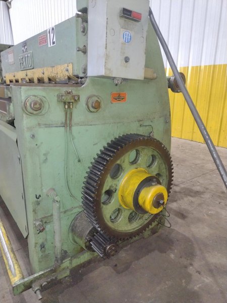 4' X  12 GAUGE PEXTO MODEL #12-U-4K MECHANICAL POWER SHEAR: YOBRO #25664