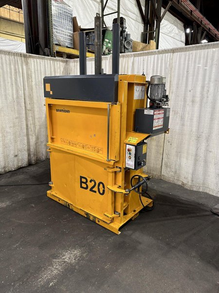 BRAMIDAN MODEL # B20 CARDBOARD BALER: STOCK #78021