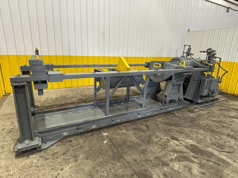 200 TON WATSON-STILLMAN HORIZONAL HYDRAULIC WHEEL PRESS: STOCK #17204