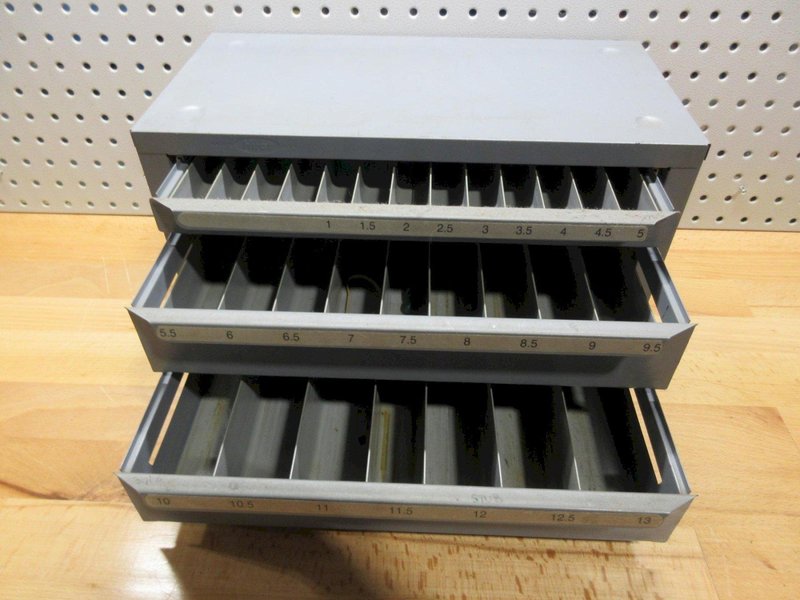 Huot Drill Index:  Metric 3 Drawer, Empty- Auction Item
