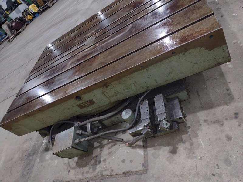 48&quot; X 72&quot; T-SLOTTED POWERED ROTARY TABLE: STOCK #19474