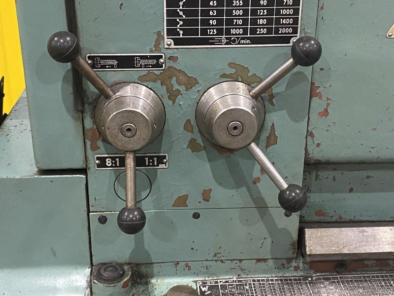 17&quot; X 64&quot;  TOS SIGMA MODEL #SN50B GAP BED ENGINE LATHE, 2-1/8&quot; HOLE: STOCK #19905