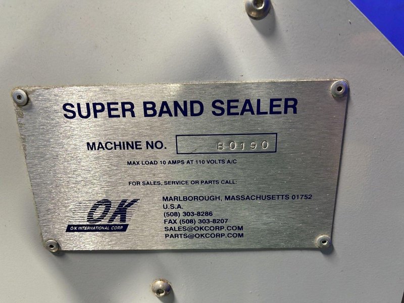 Ok International Corp 10 A At 110 V, 6”x64” Belt Super Band Sealer Packaging Machine