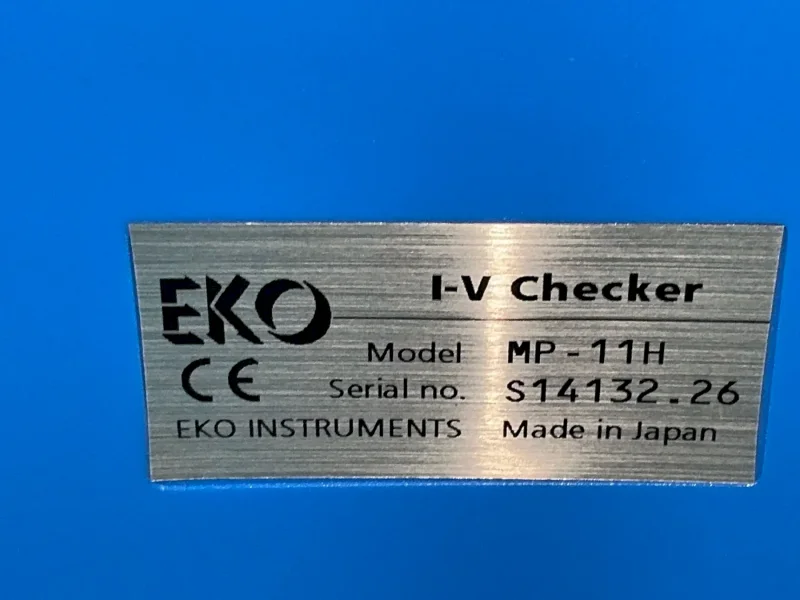 EKO I-V CHECKER  -  MP-11H