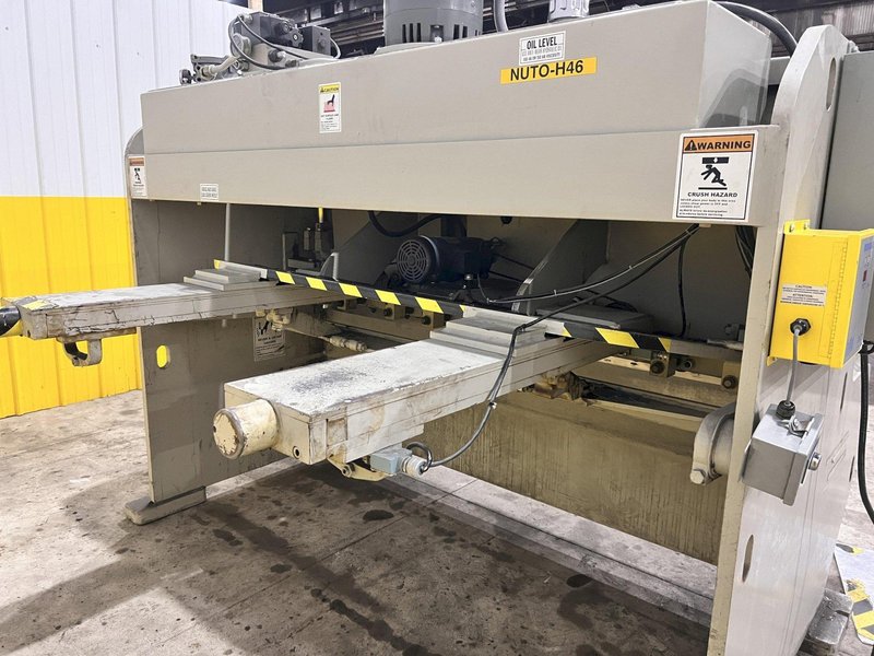 6&#039; X .135&quot; ACCURSHEAR MODEL #61356 HYDRAULIC POWER SQUARING SHEAR: STOCK #22035