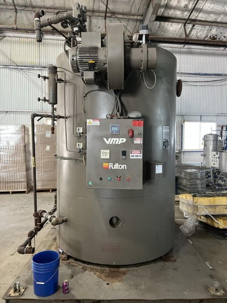 Fulton VMP-150 150 HP 5,175 Lb/Hr Natural Gas-Fired Vertical Steam Boiler, 2018