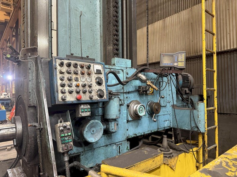 6" GIDDINGS &amp; LEWIS 70-H6-QT TABLE TYPE HORIZONTAL BORING MILL. STOCK #0547926
