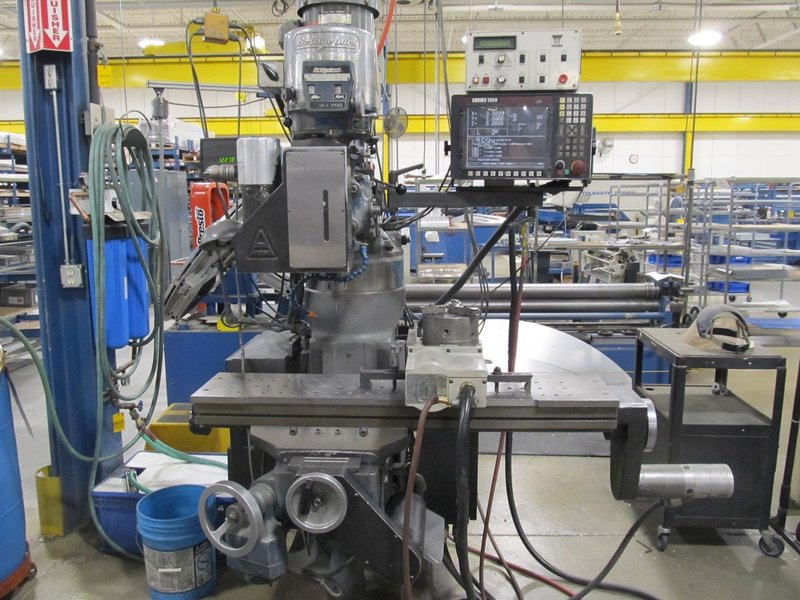 Bridgeport Series 1 CNC Knee Mill – Aniliam CNC Control, Yasua Indexer, Kwik Switch 200 Spindle, Tool Spray Lube
