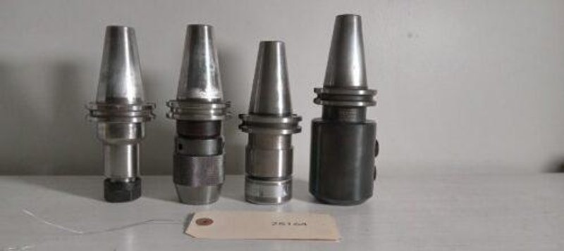 4x Cat40 Cat 40 Taper Tool Holders Jacobs ER Collet 1.25″  Weldon Flat ER20