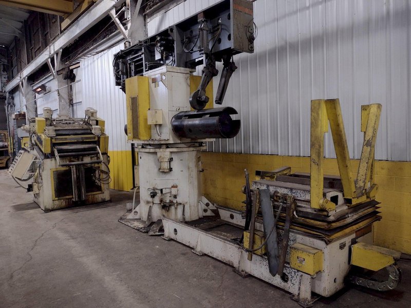 15,000 LB X 36&quot; X 1/4&quot; PERFECTO COIL REEL, CAR &amp; STRAIGHTENER: STOCK #18400