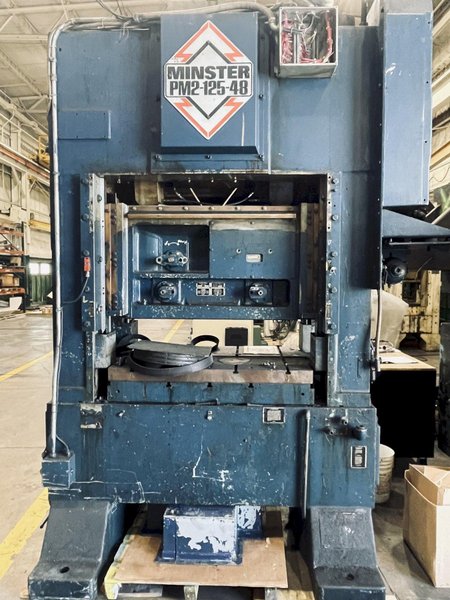 Minster PM2-125-48 Double Eccentric “High Speed” Press