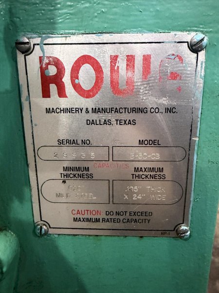 10,000 LBS X 24" X .105" ROWE ENTRY SERVO FEED LINE, COIL CAR, REEL, STRAIGHTENER, INDRAMAT SERVO FEED: YOBRO #24518