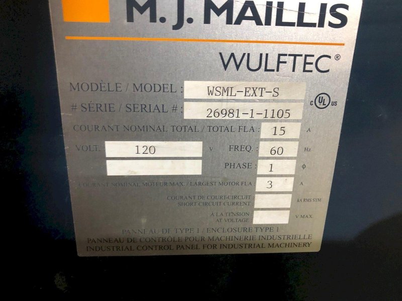 WULFTEC SEMI AUTO STRETCH WRAPPING MACHINE
