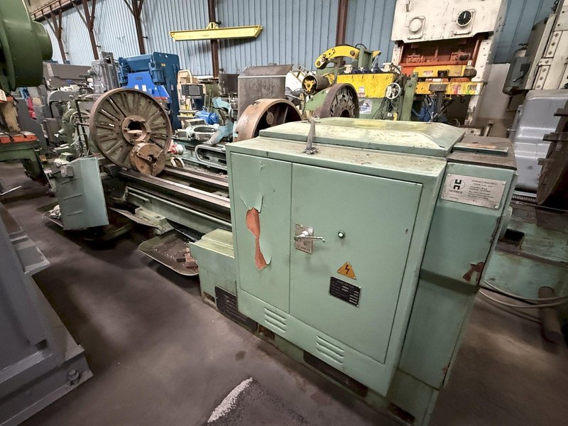 32/36&quot; x 120&quot; TIMEMASTER GAP BED ENGINE LATHE, 4&quot; SPINDLE HOLE: STOCK #23757