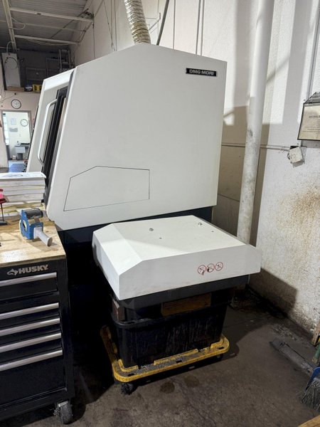 DMG Mori Sprint 32/8 CNC Screw Machine, Swiss Type, with Patriot Bar 
Feeder, Model 338