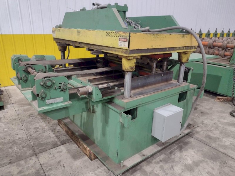 16 STAND X 36&quot; WIDE R-PANEL ASC ROLLFORMER LINE WITH REEL &amp; CUT OFF, BECK CONTROLS: STOCK 21176