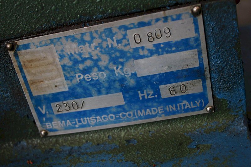 BEMA END FORMER MACHINE: STOCK #75470