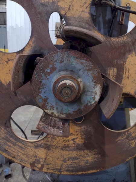 10,000 LBS FMS (FREEDOM MILL SYSTEMS) MODEL #UCD-550 DOUBLE END UNCOILER / COIL REEL: YOBRO #24900