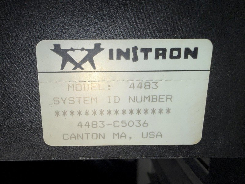 INSTRON MODEL #4483 HARDNESS TESTER: YOBRO #25815