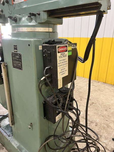 3 HP TRAK MODEL #K3 EMX VERTICAL CNC MILL, MISSING CONTROL: STOCK #23065