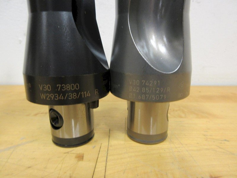 Komet ABS50 KUB Trigon Inserted Drill Bodies (7pcs), Diameters 1.187" - 1.687" ***New Unused***- Auction Item