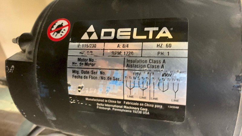 1 - PREOWNED DELTA 14&quot; DRILL PRESS, MODEL #: 14-070, S/N: W9743