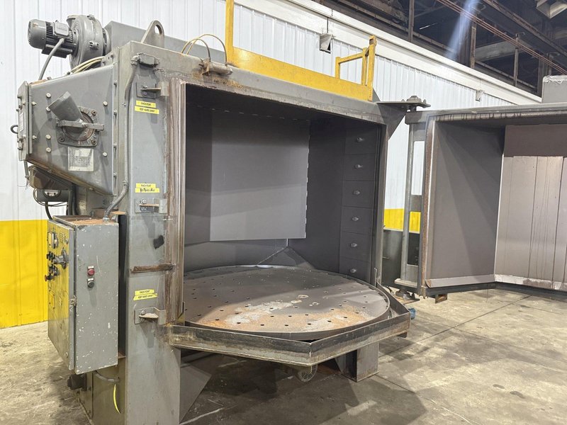 72” TABLE PANGBORN MODEL 6LK-7 ROTOBLAST SHOT BLAST MACHINE: YOBRO #24410