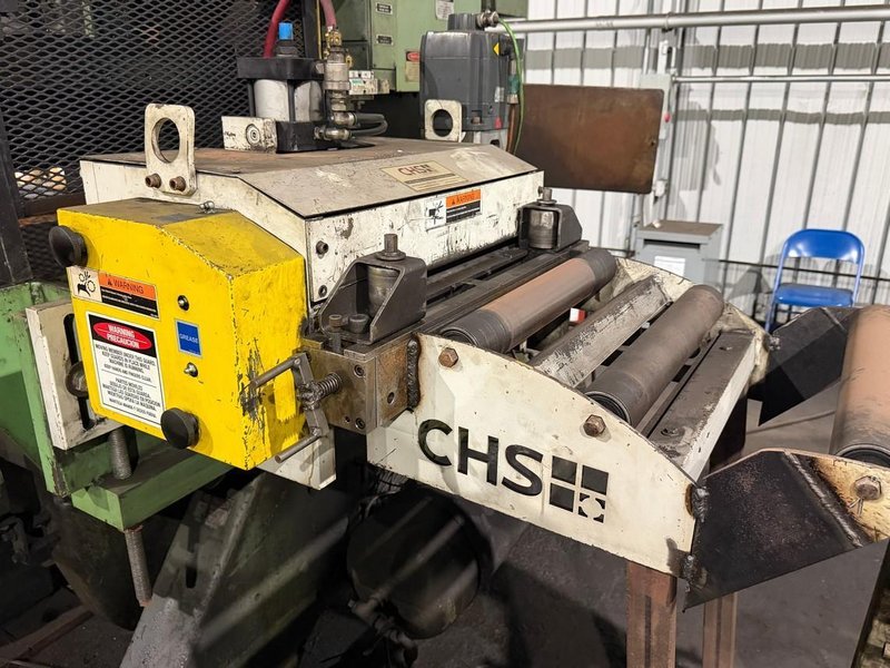 10,000 LB X 18" X .165" CHS SERVO FEEDLINE. STOCK #0773726