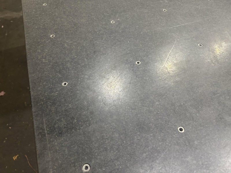 53&quot; X 86&quot; X 15&quot; BLACK GRANITE HEAVY DUTY PLATE : STOCK# 77246