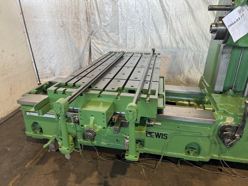4" GIDDINGS &amp; LEWIS 340-T HORIZONTAL BORING MILL. STOCK # 0668125