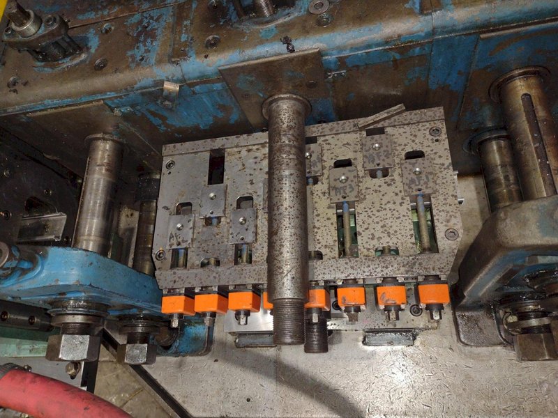 14 STAND X 2” TISHKEN MODEL #14-MW-2 ROLLFORMER 8" ROLL SPACE: YOBRO #24861